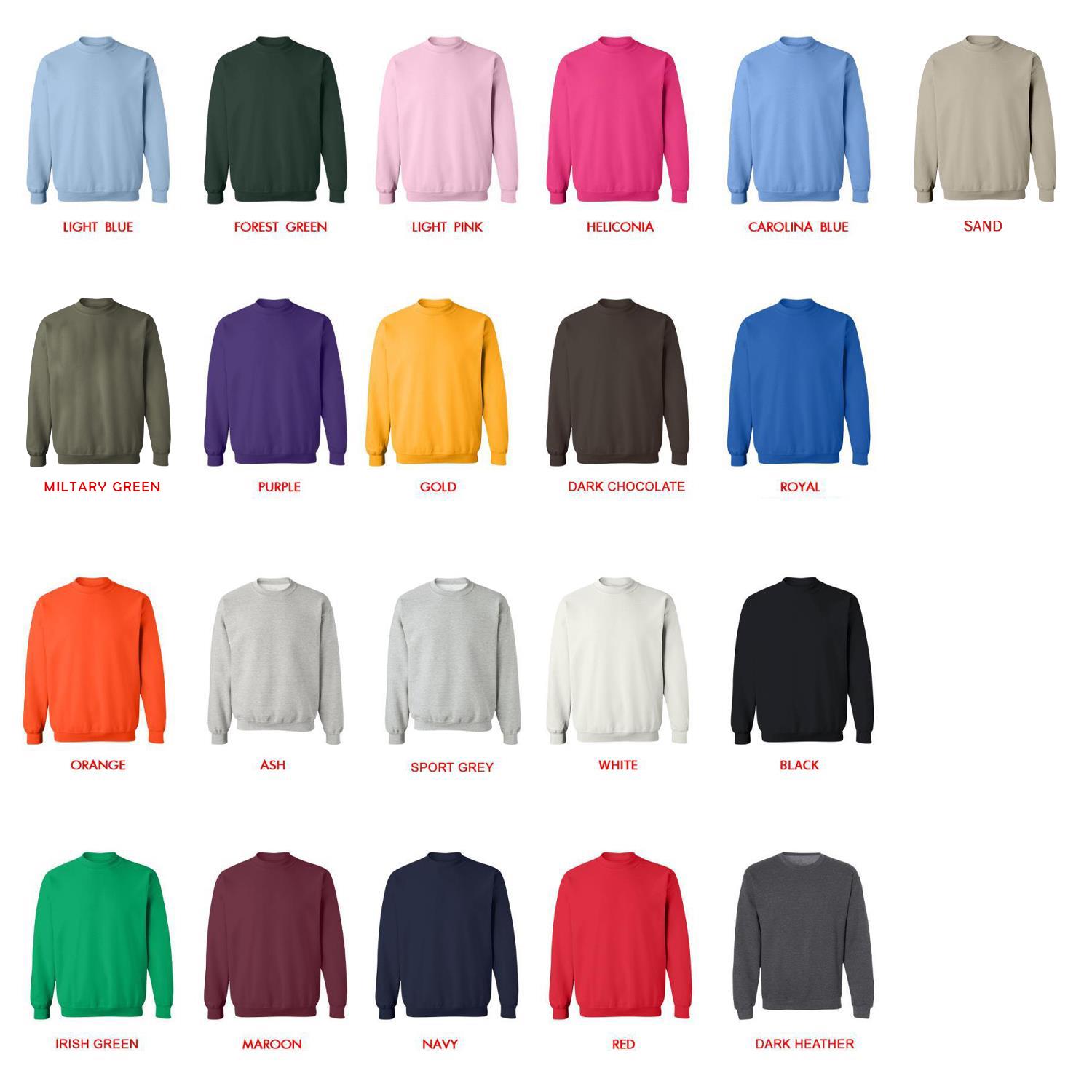 sweatshirt color chart - Deftones UK Store