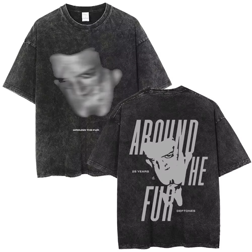 Deftones Mysterious Cat Mineral Washed T-shirt