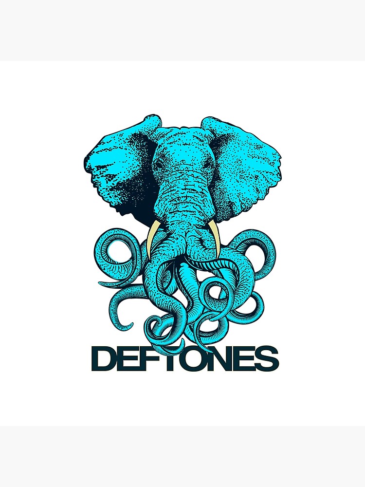 Deftones Golden Records Graphic Design Throw Pillow - Image 2