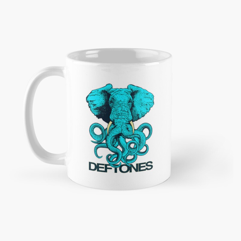 Deftones Golden Records Graphic Design Mug - Image 2