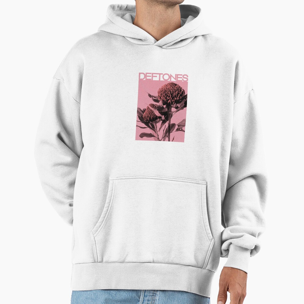 Deftones Pink Waratah Flower Hoodie
