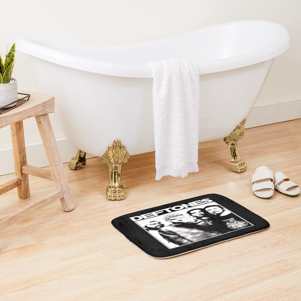 Deftones Minimalist Wordmark Bath Mat - Image 2