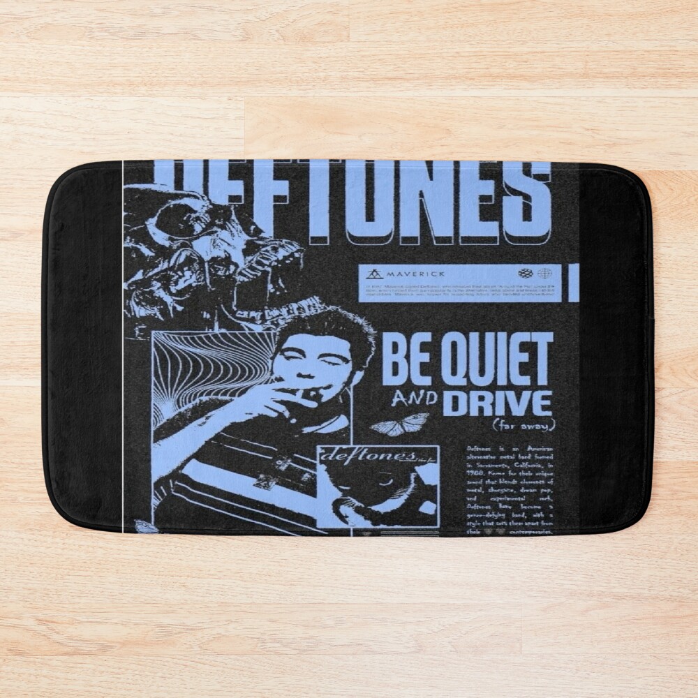 Deftones Art Collage Bath Mat