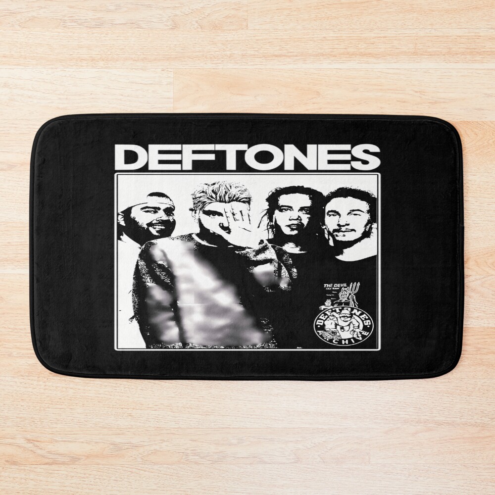 Deftones Minimalist Wordmark Bath Mat