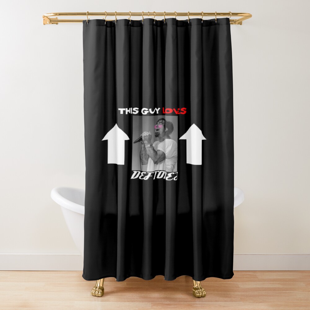 This Guy Loves Deftones Shower Curtain