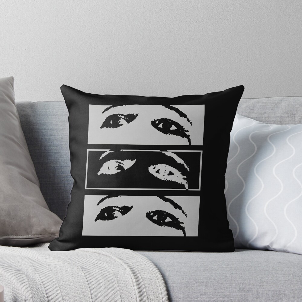 Deftones Iconic Eyes Throw Pillow